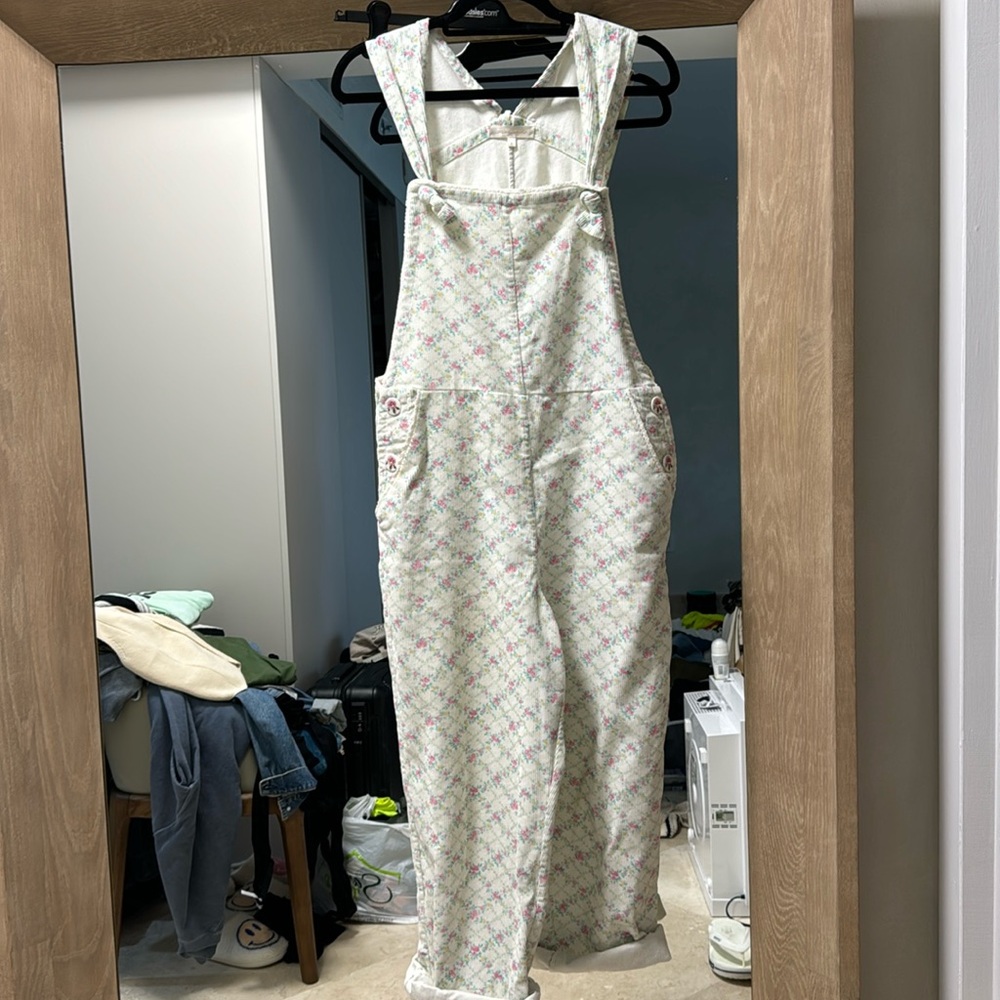 Loveshackfancy corduroy overalls